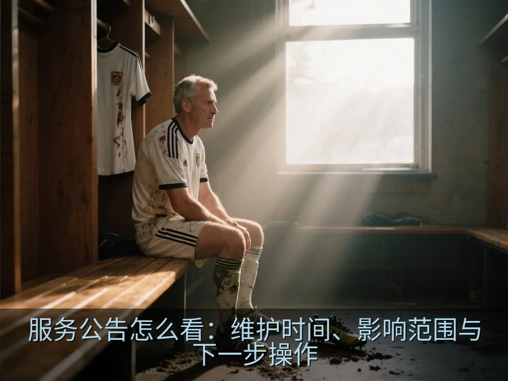 服务公告怎么看：维护时间、影响范围与下一步操作